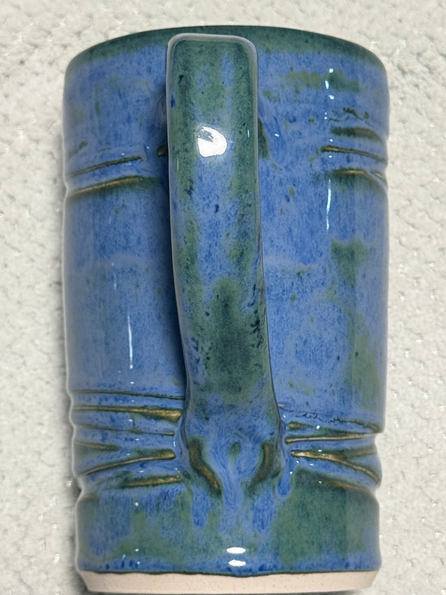 Tall Mug with carving