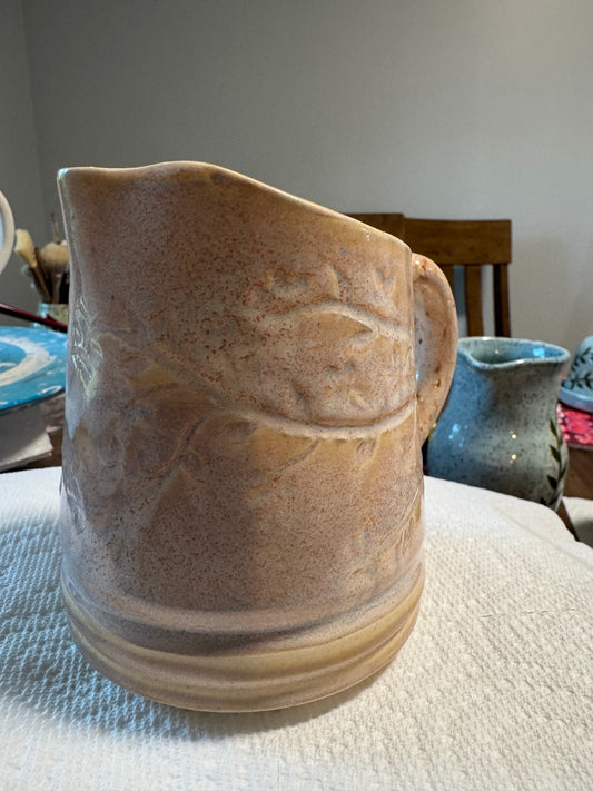 Small Carved Pitcher