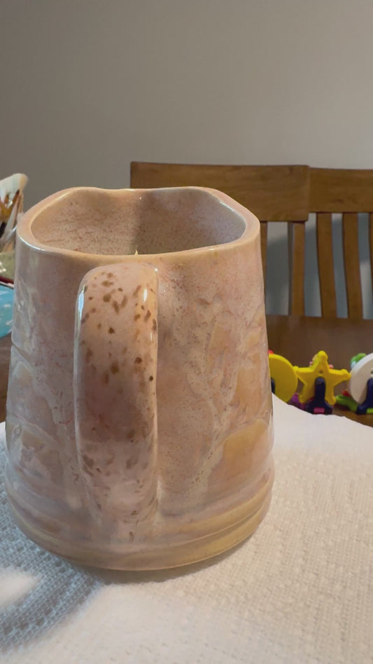 Small Carved Pitcher